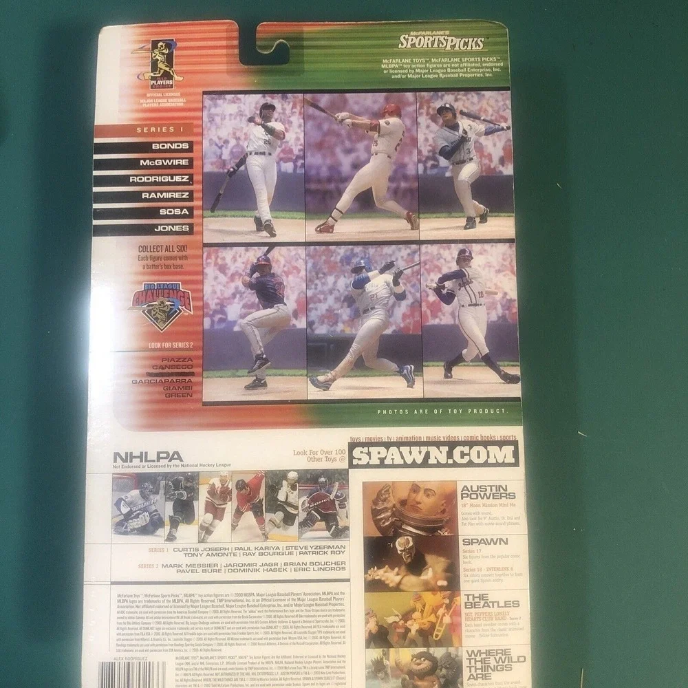 Alex Rodriguez Figurine Baseball Sports Picks Big League Challenge Blue 2000 MLB